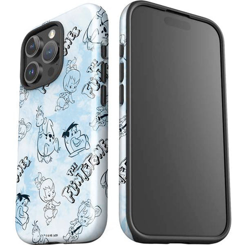 The Flinstones The Flintstones Tie Dye Print iPhone 16 Pro Max Impact Case